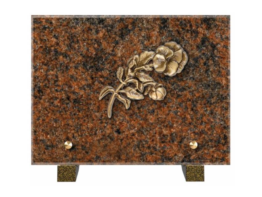 Idyllic Rectangular Granite Plaque.