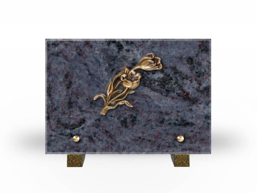 Idyllic Rectangular Granite Plaque.