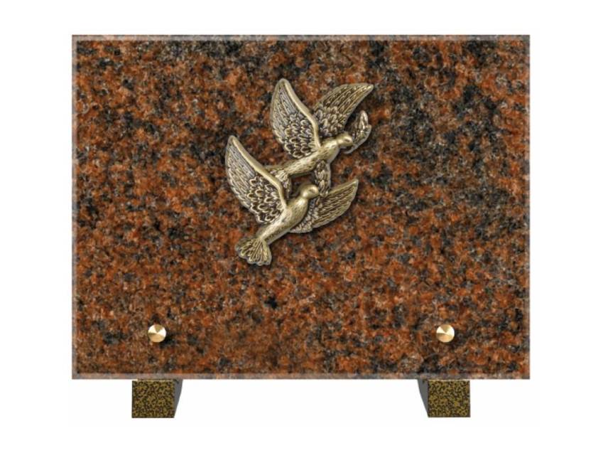 Idyllic Rectangular Granite Plaque.