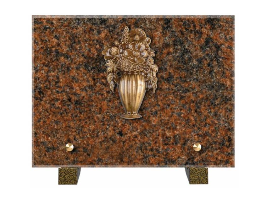 Idyllic Rectangular Granite Plaque.