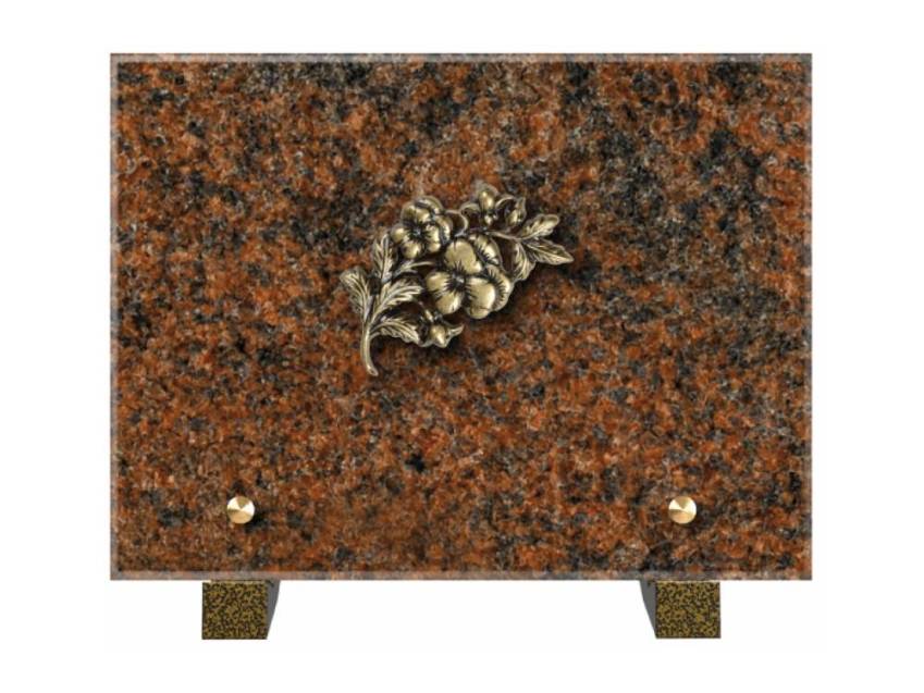 Idyllic Rectangular Granite Plaque.