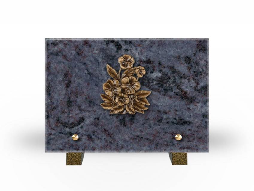 Idyllic Rectangular Granite Plaque.