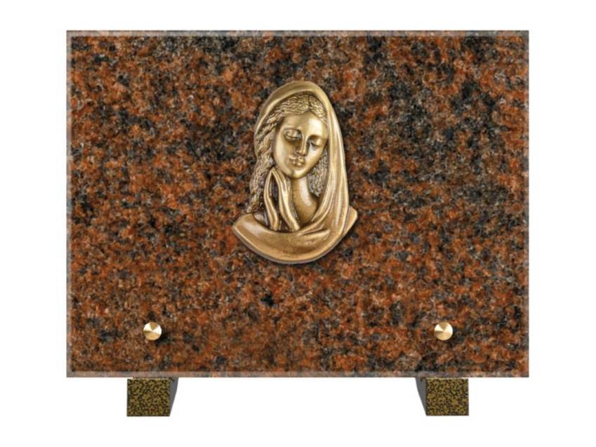 Idyllic Rectangular Granite Plaque.