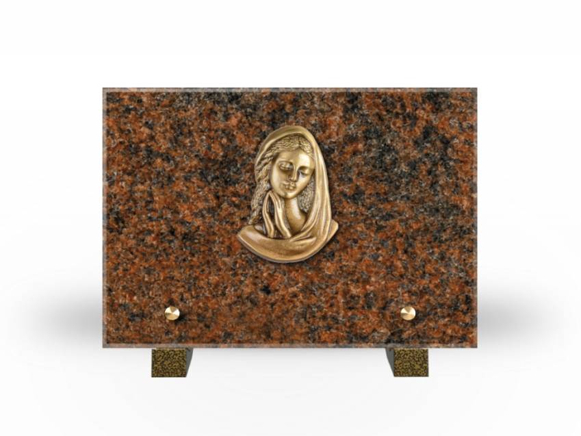 Idyllic Rectangular Granite Plaque.