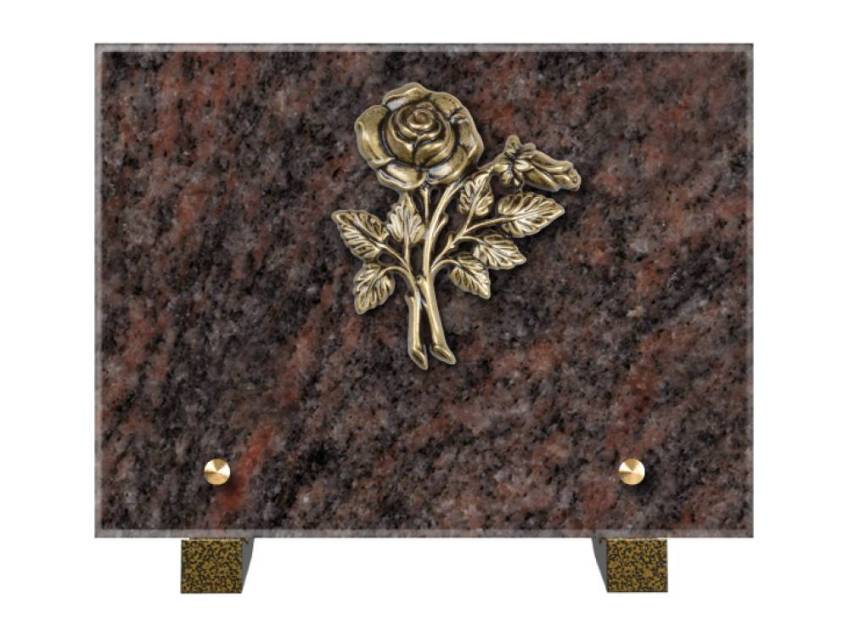 Idyllic Rectangular Granite Plaque.