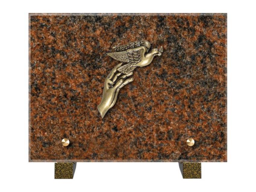 Idyllic Rectangular Granite Plaque.