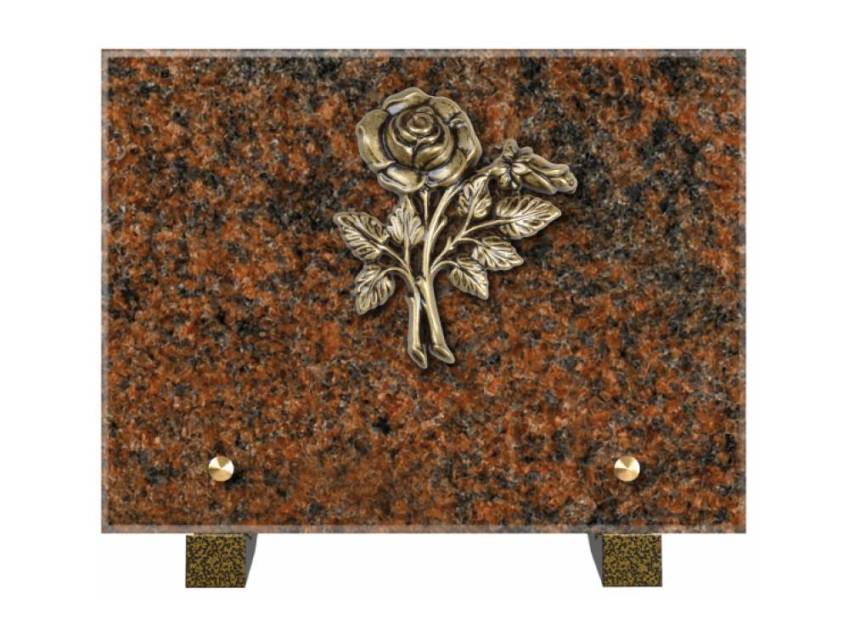 Idyllic Rectangular Granite Plaque.