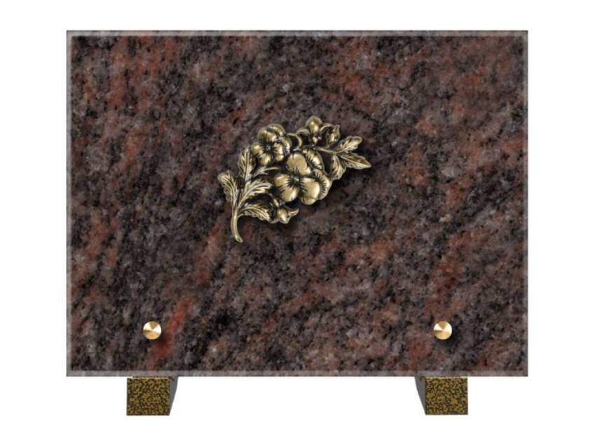 Idyllic Rectangular Granite Plaque.