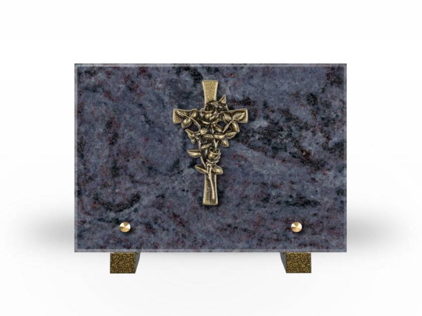 Idyllic Rectangular Granite Plaque.