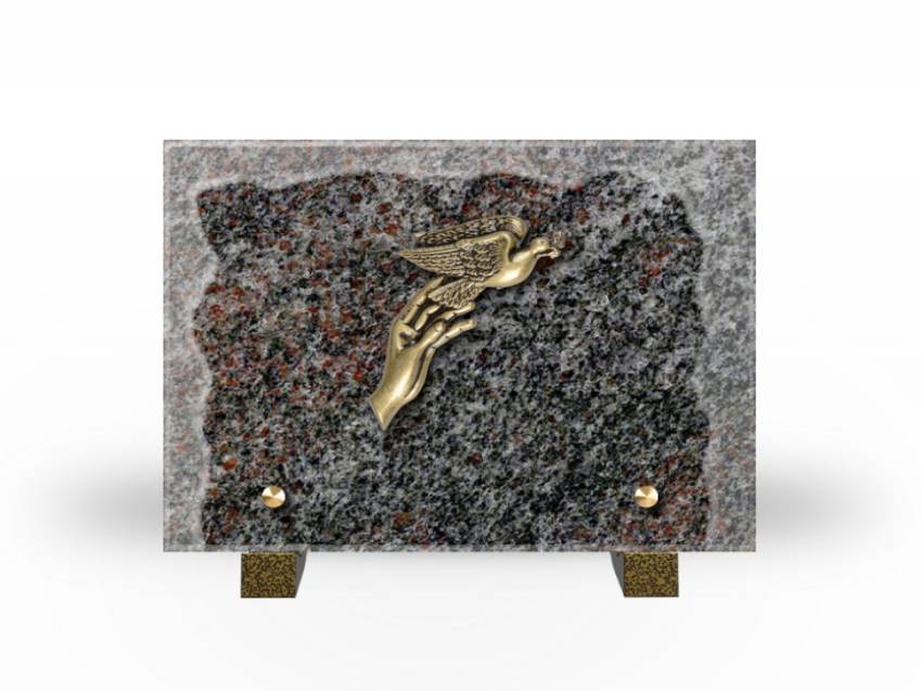 Plaque Granit Rectangle hommage