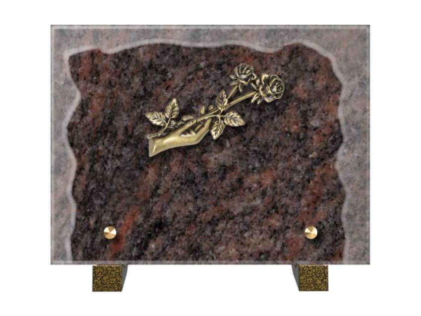 Plaque Granit Rectangle hommage