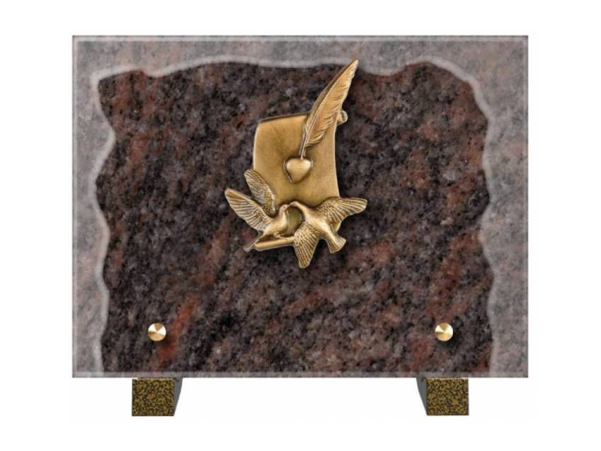 Plaque Granit Rectangle hommage