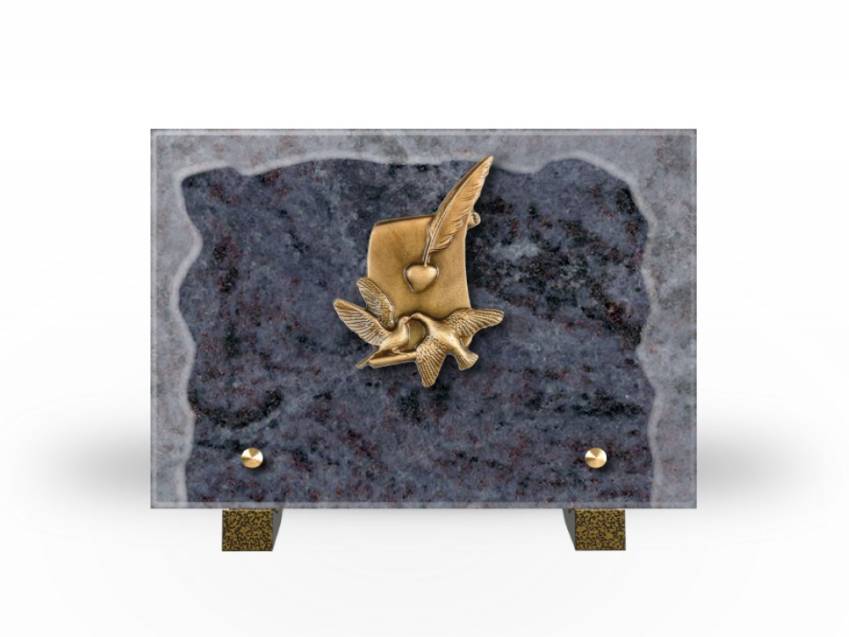 Plaque Granit Rectangle hommage