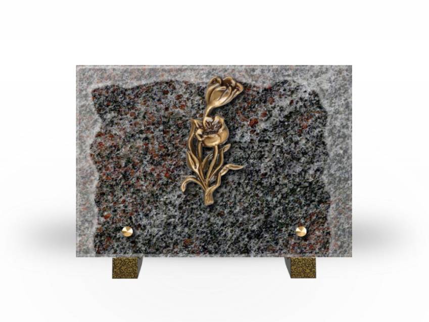 Plaque Granit Rectangle hommage