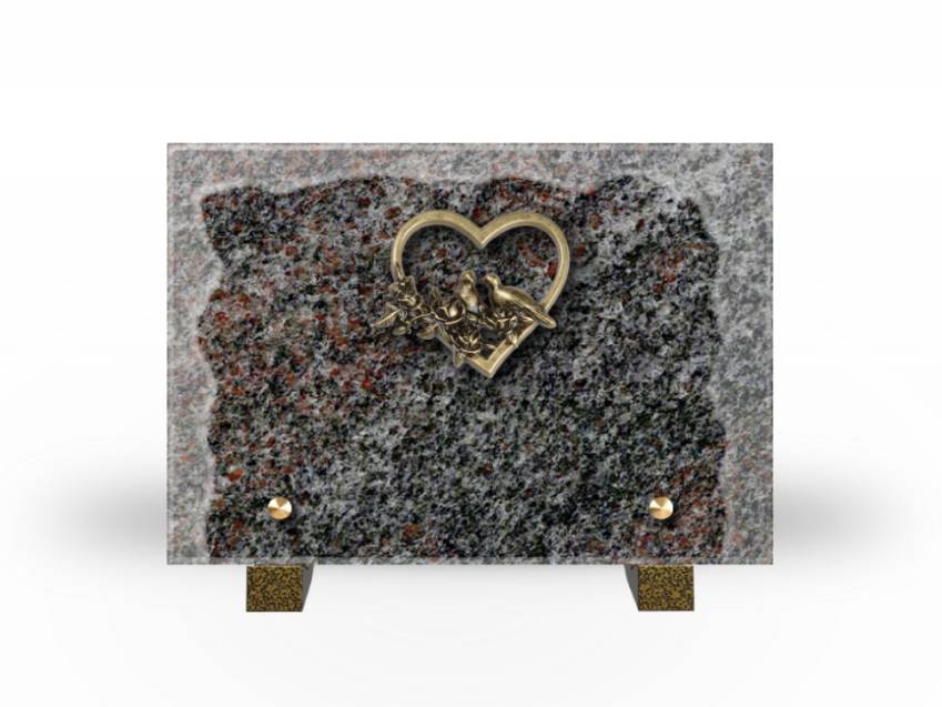 Plaque Granit Rectangle hommage