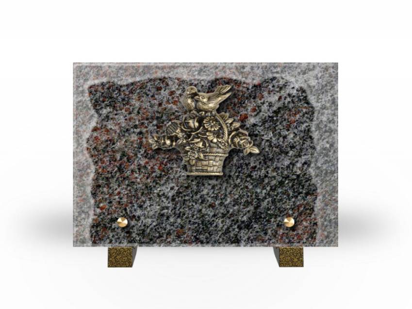 Plaque Granit Rectangle hommage