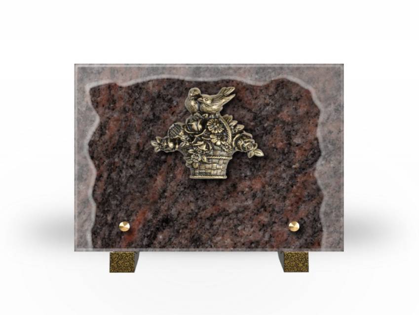 Plaque Granit Rectangle hommage