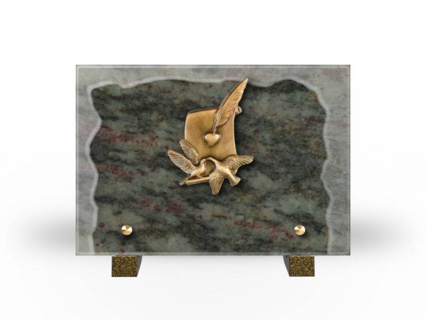 Plaque Granit Rectangle hommage