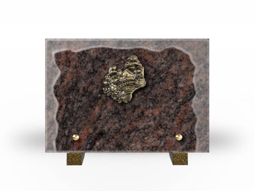 Plaque Granit Rectangle hommage