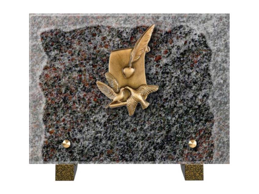 Plaque Granit Rectangle hommage