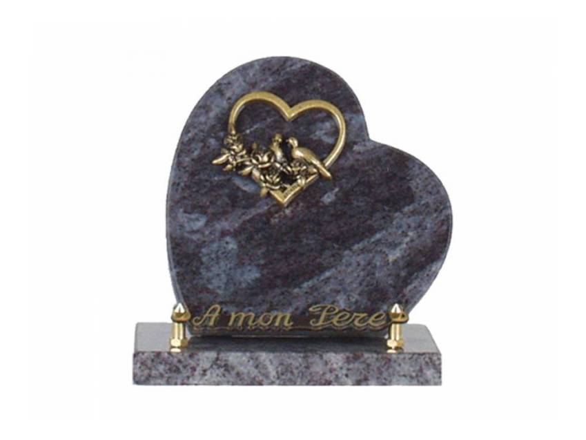 Classic Granite Heart Plaque.