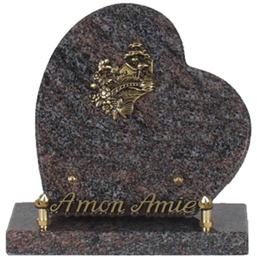 Classic Granite Heart Plaque.