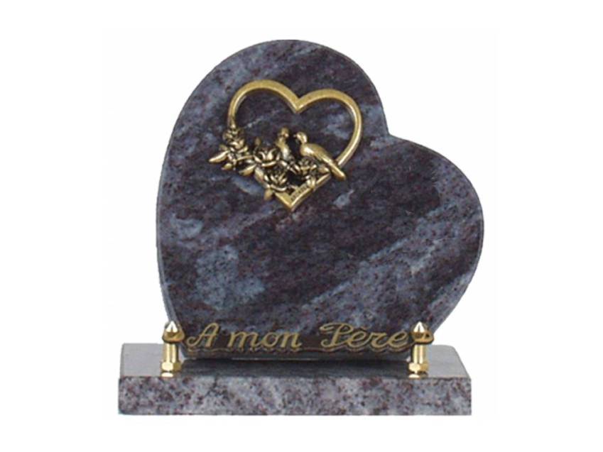 Classic Granite Heart Plaque.