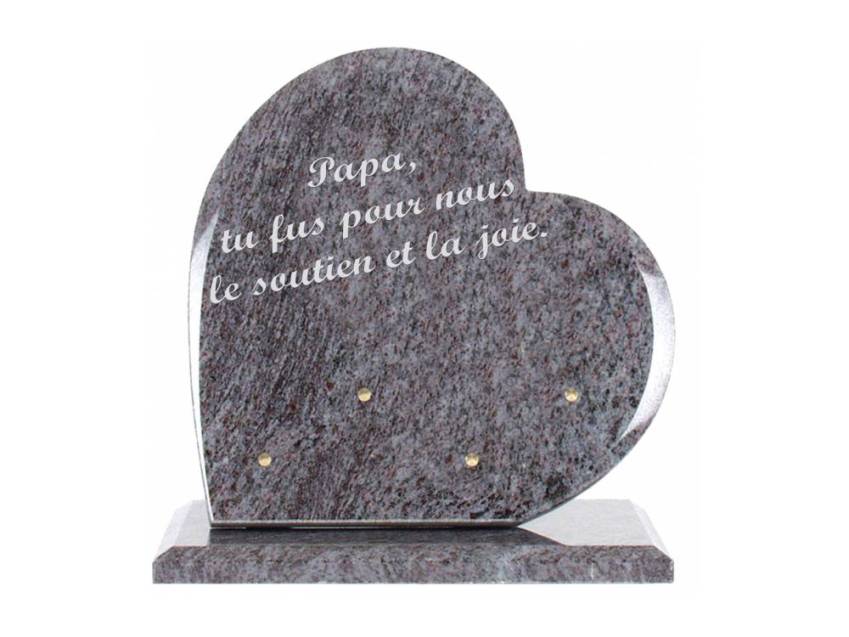 Granite Plaque Infinite Heart.