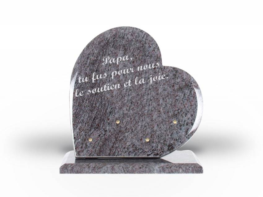 Granite Plaque Infinite Heart.