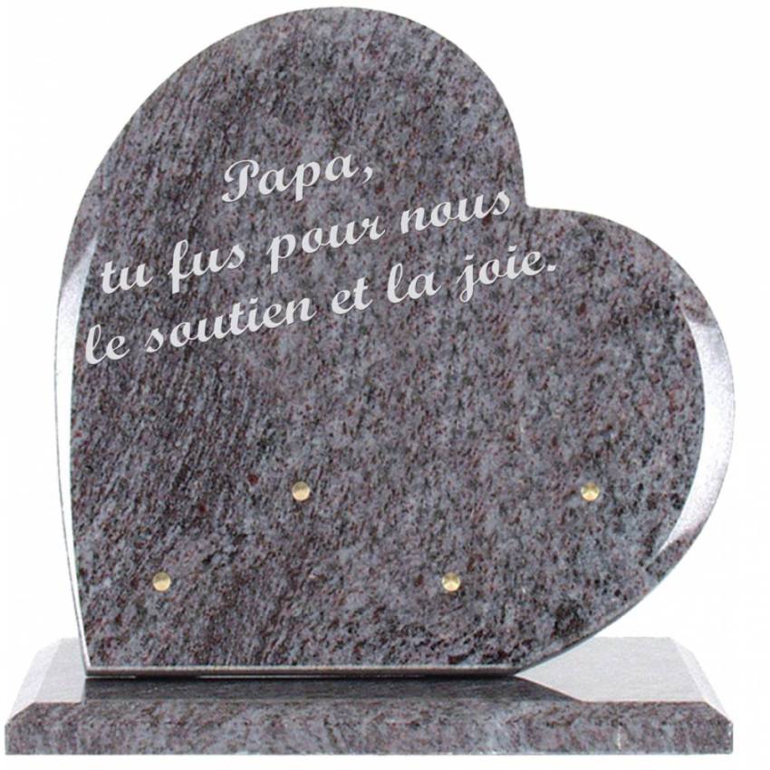 Granite Plaque Infinite Heart.