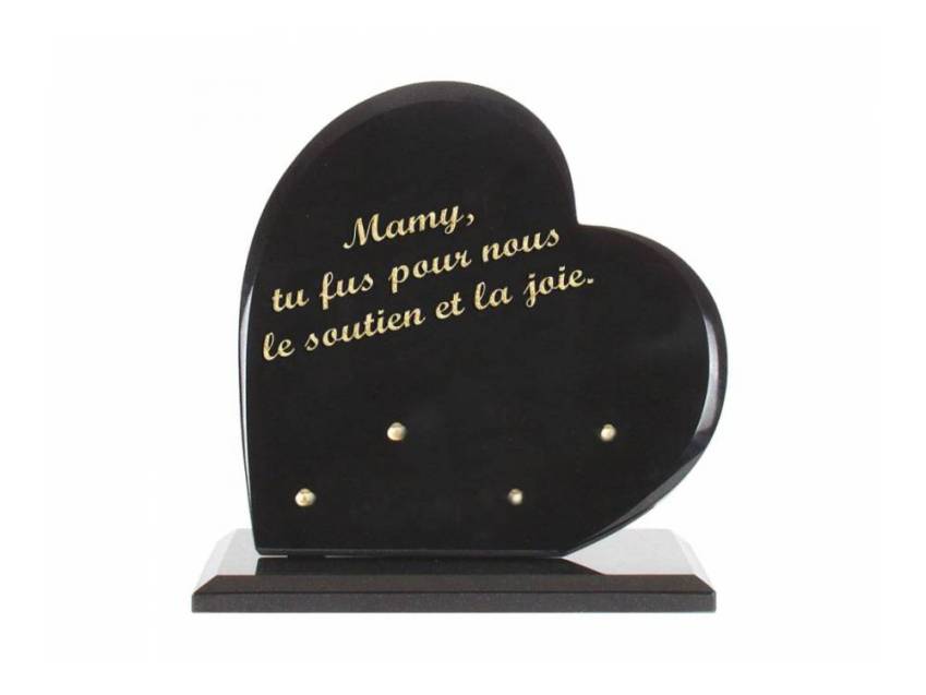 Granite Heart Ritual Plaque.