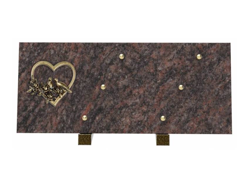 Plaque Granit Rectangle passion