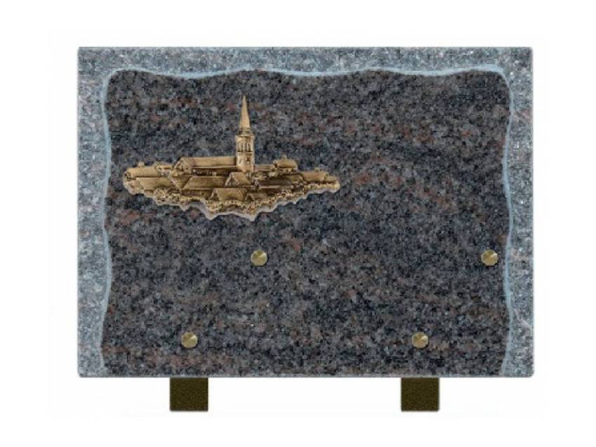 Plaque Granit Rectangle symbolique