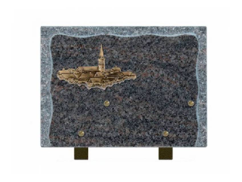 Plaque Granit Rectangle symbolique