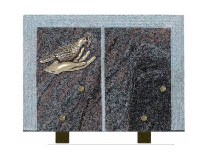 Granite plaque Memory Book.