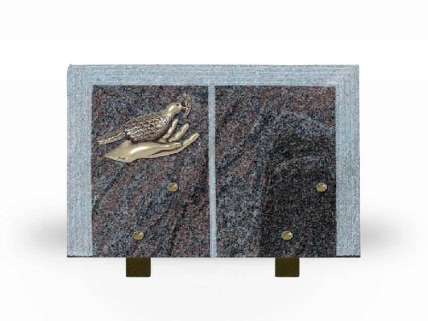 Granite plaque Memory Book.