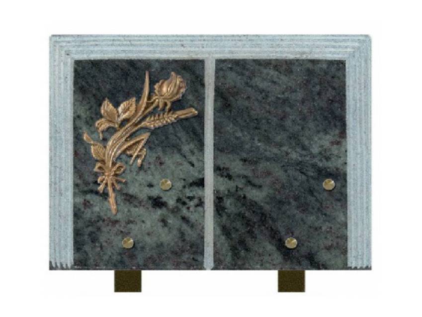 Granite plaque Memory Book.