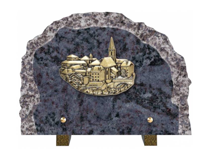 Granite engraved plaque collection.