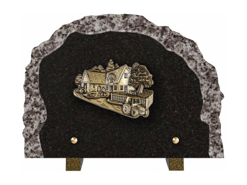 Granite engraved plaque collection.