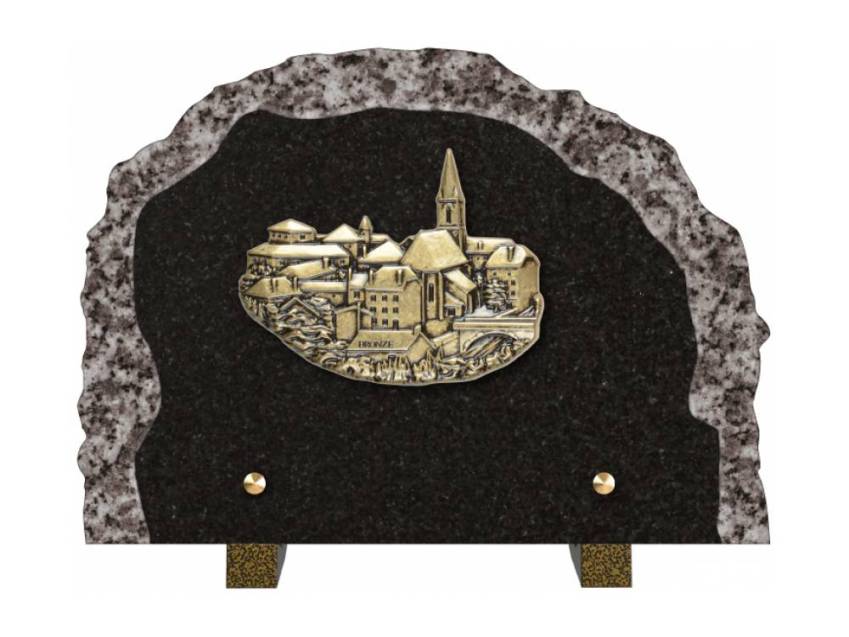 Granite engraved plaque collection.