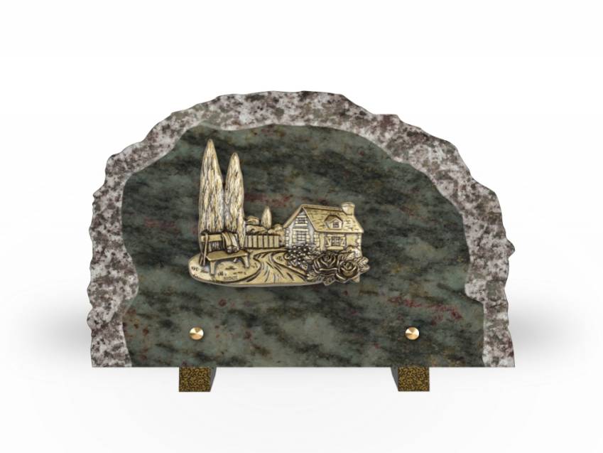 Granite engraved plaque collection.