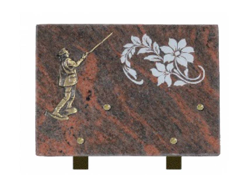 Plaque Granit Rectangle symbolique