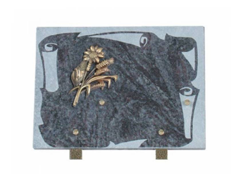 Plaque Granit Rectangle symbolique