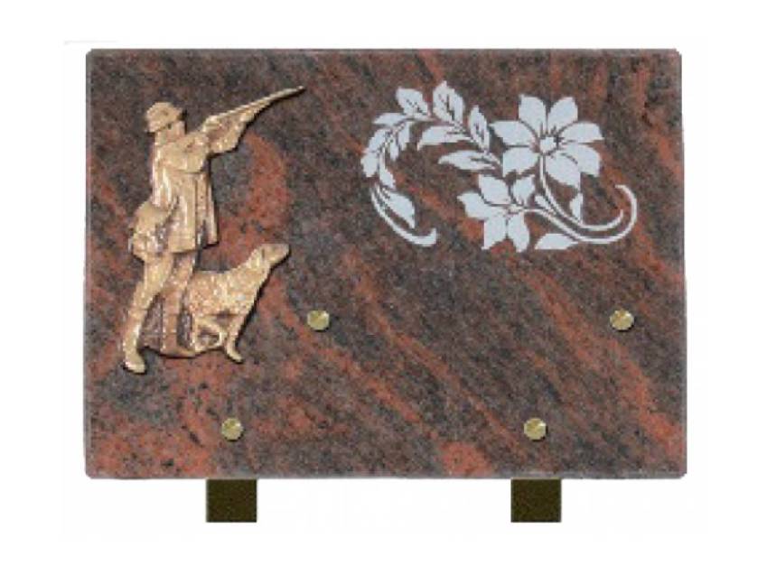 Symbolic Rectangle Granite Plaque.