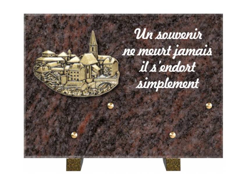 Granite Rectangle Aesthetic Plaque.