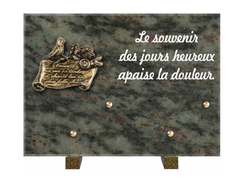 Granite Rectangle Aesthetic Plaque.