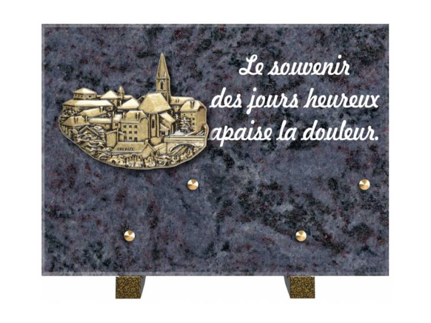 Granite Rectangle Aesthetic Plaque.