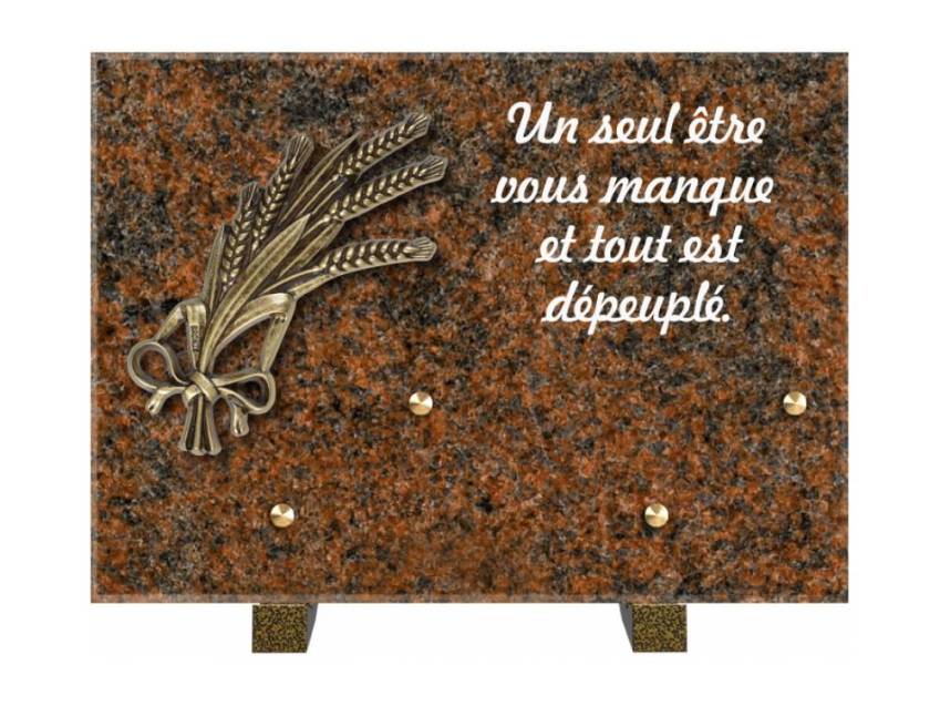 Granite Rectangle Aesthetic Plaque.