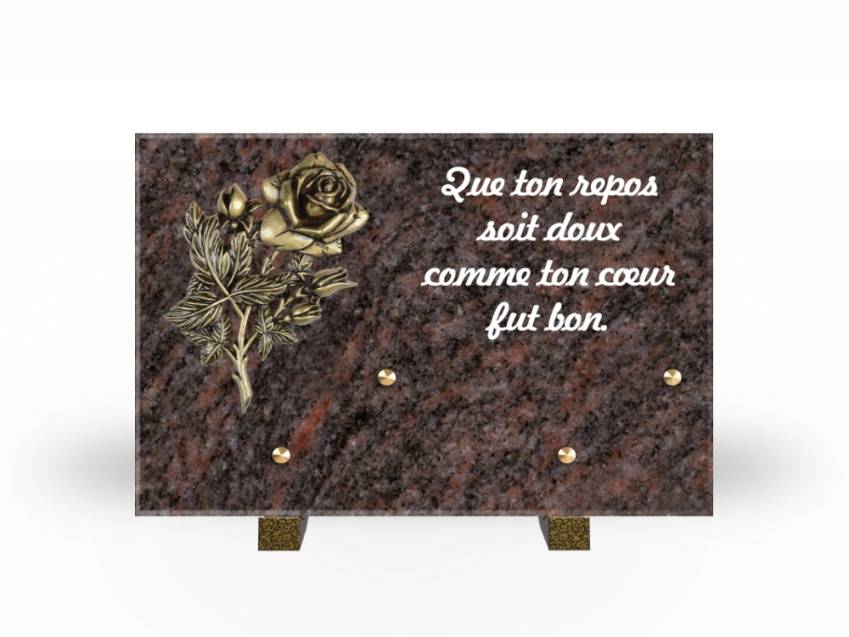 Granite Rectangle Aesthetic Plaque.