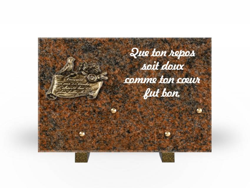 Granite Rectangle Aesthetic Plaque.